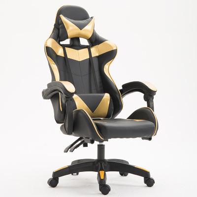 China Silla Gamer Chair Ergonomic Modern (Height) Adjustable Custom Logo Computer PC Gaming Luxury Black Racing Racing Chairs With Footrest for sale