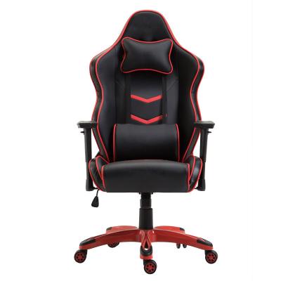 China (Height)Adjustable High Back PU Leather Adult RGB Racing Computer PC Gamer Chair Gaming Chairs Parties With LED for sale