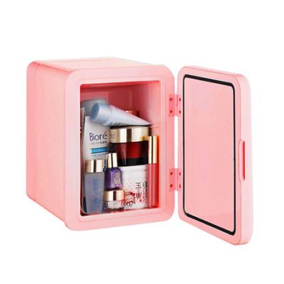 China 4L Mini Portable Portable Personal Cool Makeup Skin Care Hot Sale Household COMPRESSOR Beauty Fridge Cosmetic Fridge For Beauty Tools for sale