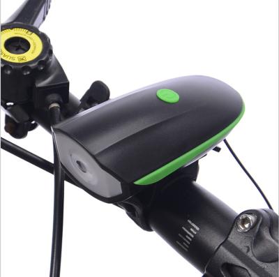 China Outdoor Activities Good Price Bicycle Front Light Led Waterproof Night Riding Bicycle Light Usb Rechargeable With Horn for sale