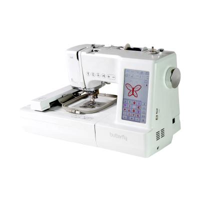 China Top Tier Home Use Products Butterfly X60 24 Colors Single Pattern Control Board Embroidery Machine With USB WiFi Port for sale