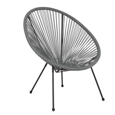 China Outdoor Acapulco papasan wholesale cane rattan furniture patio use wicker chair Easy-carrying chair for sale