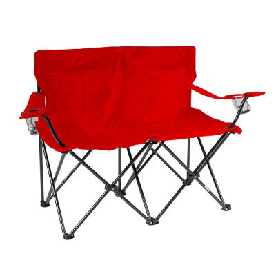 China couples Easy-carry camping chair, double seat loveseat beach camping chair wholesale for sale