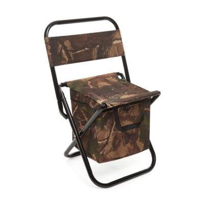 China Easy-carry portable kids ice bag chair metal used fishing backpack aluminum folding stool with backrest for sale