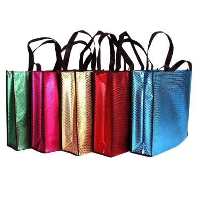 China Eco-friendly wholesale reusable non woven bags tote bag with custom printed logo for sale