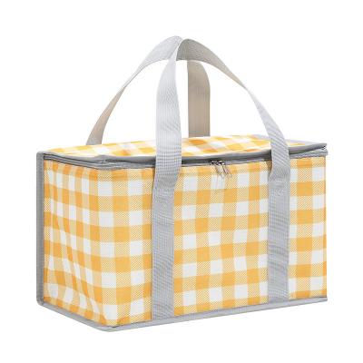 China Waterproof HOT sale  Custom Cooler Tote Thermal Insulated Bag Portable Waterproof Lunch Box Bags For Food for sale