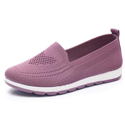 China Breathable, Wear-resistant, Sweat-absorbent Deodorization Flat Shoes For Women Leisure Walking Shoes, Skid And Smell Proof Shoes For Women for sale