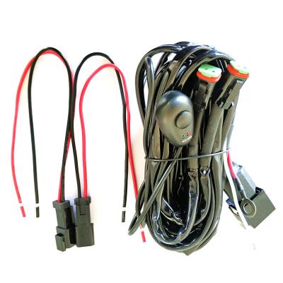 China Automotive auto light bulb h11 wire arness customs lead wiring harness for sale