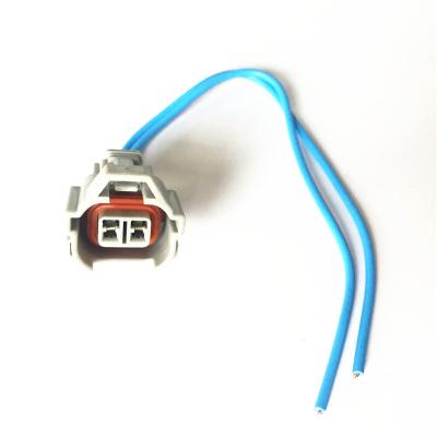 China Automotive 2 Way Pin Wire Harness Connector 6189-0060 Pigtails Sealed For Fuel Injector for sale