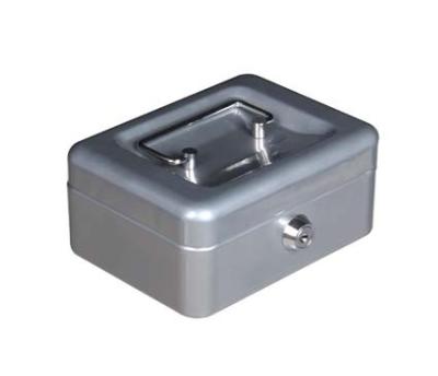 China Home Security For Cash/Coins/Cash High Quality Steel Factory Cheaper Checks Locking Blue Box Cash Box Keeper for sale