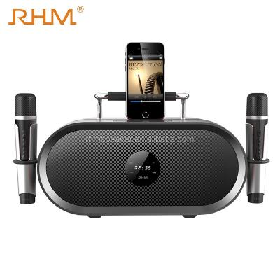 China Visual Display Information RHM KARAOKE ACTIVE SPEAKER WITH 2.4G WIRELESS MICROPHONES RM-K666 for sale