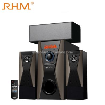 China Mini RHM System 3 in 1 Channel USB/SD/FM/BT Boom Multimedia Speaker Home Support with Microphone for sale