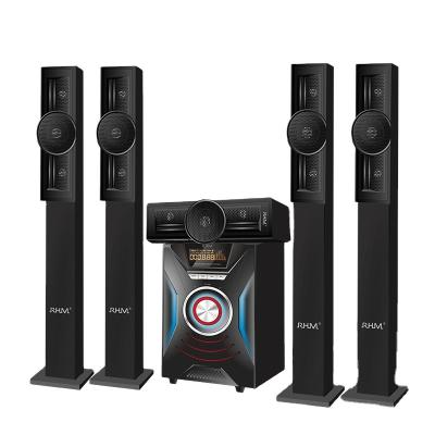 China No RHM Karaoke 5.1 Wooden Tower Home Theater Speaker Sound Home Theater System for sale