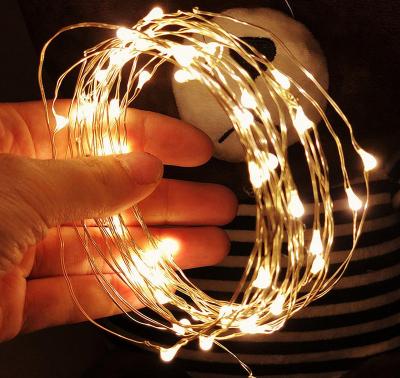 China Decoration Christmas Led Light Hot Selling Silver Light 2m Wire String 20 Cork Battery Operated Starry Rope LED Wine Bottle Fairy Lights For Party Holiday for sale