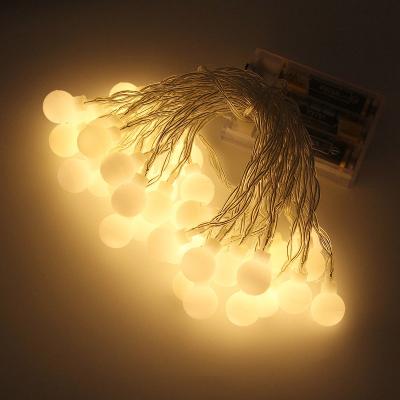 China Decoration Battery Power Globe Led String Ball Light Christmas Decoration Pendant Light for sale