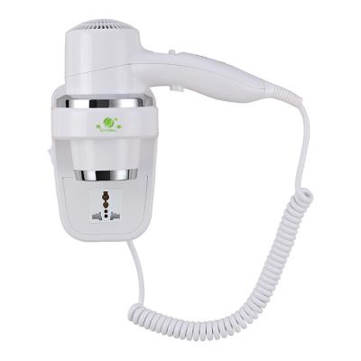 China Big Power 1800-2000W DC Motor Wall Mounted Hair Dryer With Universal Adapter Plug for sale