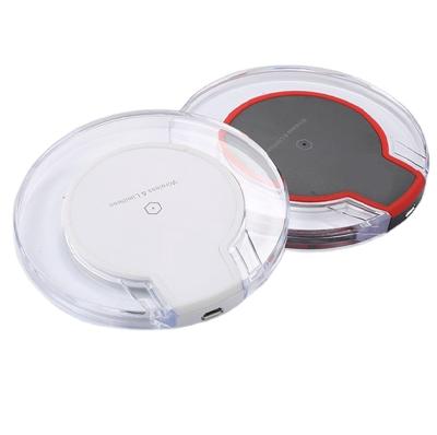 China Universal Mobile Phone Qi 5W OEM Mobile Phone Quickly Led Fast Wireless Charger for sale