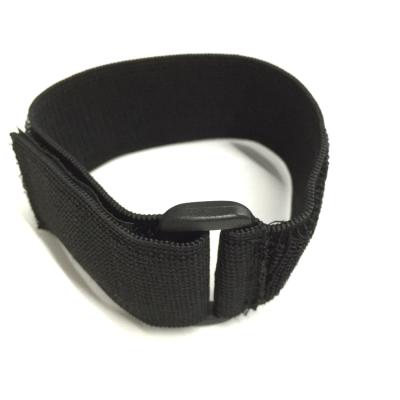 China Sustainable custom premium elastic cord tie of all size and shape hook and loop tie for sale