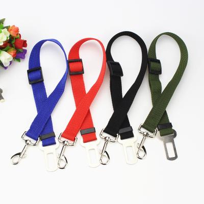 China Viable Cat Car Seat Belt Safety Adjustable Dog Leads Vehicle Seat Belt Harness for sale