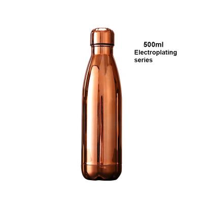 China Drinking water with logo custom logo printed style outdoor sport portable hot travel insulated cola waterbottle water bottle kettle for sale