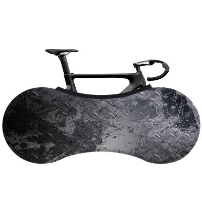 China Road Bicycles Bike Protector Cover Elastic Stump Anti-dust Bike Wheels Cover Full Color Printing Scratchproof Bicycle Cover for sale