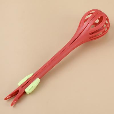 China Multifunctional home kitchen food tongs, upgraded egg beater, pasta tongs, mixer, easy to store for sale