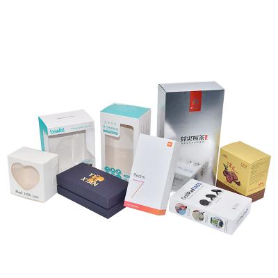 China Hot Sale Recyclable Small Recycable Box Packaging Ad Box Eco-friendly Folding Package Degradable Paper Custom Gift Boxes for sale