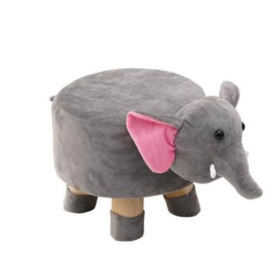 China Large Size Animal Pet Step Stools Pine Shape Wooden Stool Children Bean Bag Chair Cute Animals Contemporary Kids Animals for sale