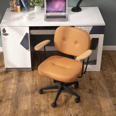 China Modern PU Leather Adjustable Swivel Support Height Modern Executive (Waist) Office Chairs (New) for sale