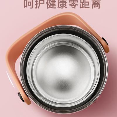 China 70 oz Large Capacity Leak Proof SUS316 Stainless Steel Food Insulated Food Flask Disposable Thermos Lunch Container With Handle for sale