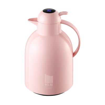 China PORTABLE Vacuum Flask 1600ml/2200ml Handle Tea Plastic Coffee Pot Durable Eco-friendly Insulated Smart Kettle for sale