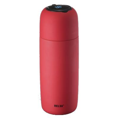 China Relea Smart Water Bottle Stainless Steel Water Bottle LED Temperature Display Vacuum Flask for sale