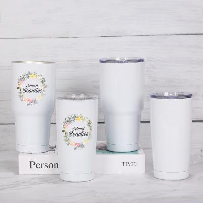 China Wholesale 20 oz 30 oz stainless steel insulated sublimation wine beer cups travel coffee tumbler en venta