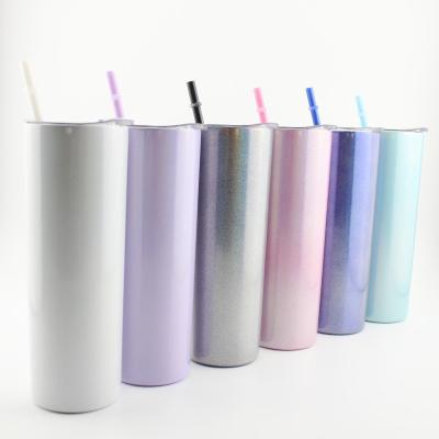 中国 Stainless Steel Insulated Double Wall Tumbler Sublimation Skinny Coffee Car Cups With Lid 販売のため