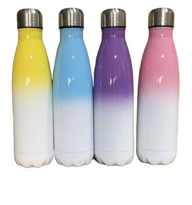 Chine Stainless Steel Insulated Thermos Flask Sublimation Cola Shaped Travel Drinking Water à vendre