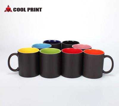 Chine Xy-030 Mug Travel Ceramic Coffee Cup With Handle Gift Cup DIY Photo 300-400ml à vendre