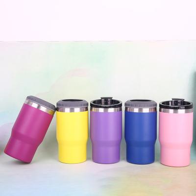 Chine 304 Stainless Steel Beer Can Cooler Insulated Wine Tumbler With 2 Lids  Custom Logo à vendre