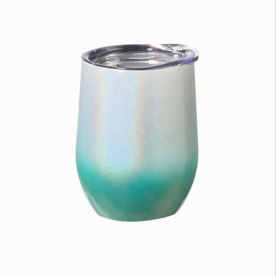 Cina Wholesale 12oz Stainless Steel Vacuum Swig Egg Mug Christmas tumbler with lid beer tumbler in vendita