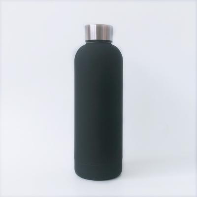 中国 Hot sale Wholesale Double Wall 304 Stainless Steel vacuum insulated water bottle 17oz matte black tumbler 販売のため