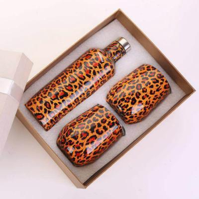 China Wholesale 3PCS/Set Gift 304 Stainless Steel Wine Bottle 500ml and 350ml Insulated Wine Tumblers vacuum mug for sale