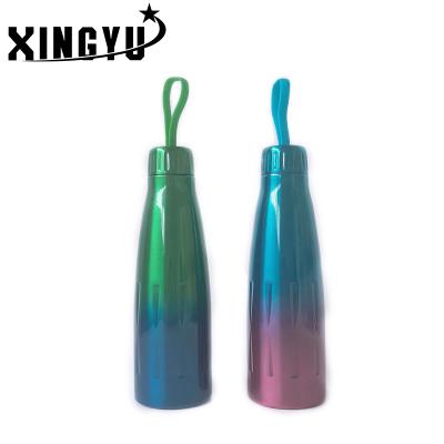 China Portable Gradient ColorInsulated Thermos Flask 304 Stainless Steel Vacuum Outdoor Sport Water à venda