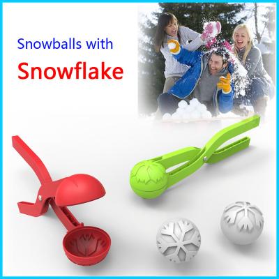 China 5 Years Old Snowball Hot Clamp Tool Fighting Snowball For Children&Adult Play Plastic Snowball Maker Snowball Maker for sale