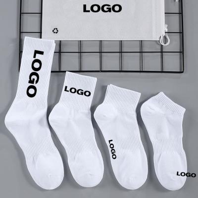 China High Quality Compression Custom Men's Breathable Crew Sport Cotton Grip Cotton Logo Designer Unisex Socks for sale