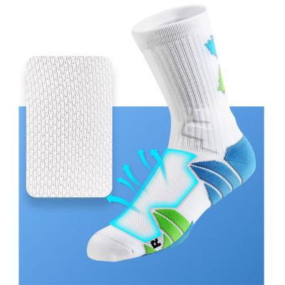 China High Quality Breathable Designer Breathable Unisex Compression Logo Cotton Grip Tennis Crew Basketball Socks Custom Made Men for sale