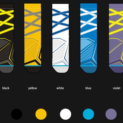 China Breathable High Quality Unisex Compression Logo Cotton Grip Tennis Crew Custom Sport Designs Cycling Cycling Socks for sale