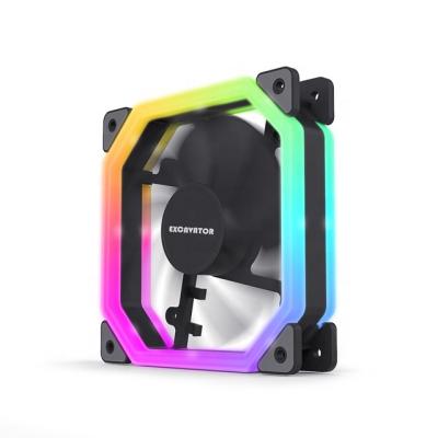 China Computer Case 12V 120mm PC Fan 4 Pin High Performance RGB Fans For PC Computer for sale