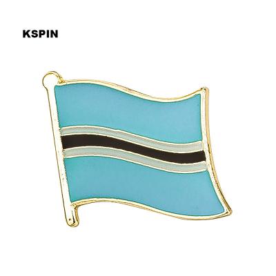 China Europe Botswana Flag Badges on Pin Brooch Lapel Pins Backpack Badge Custom Logo for sale