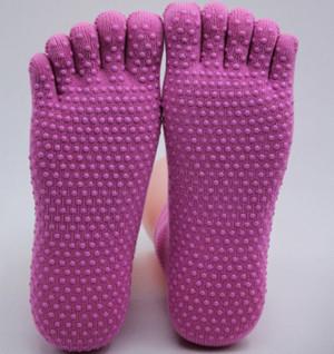 China Yoga Pilates Anti Slip Toe Socks for sale