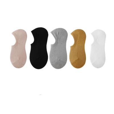 China Wholesale Custom Non-Slip Summer Thin Mesh Cotton Invisible No Show Socks for sale