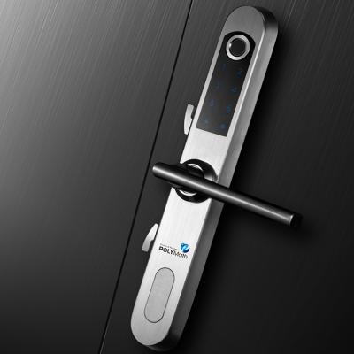 China Home Waterproof Smart Biometric Door Lock Lock Fingerprint Door Handle Keyless Digital Lock for sale